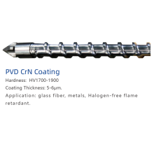 PVD CrN Coating Screw for Halogen Free